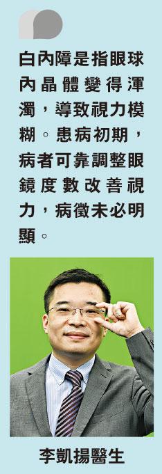 【有片】「鴛鴦眼」矯視非人人適應 白內障手術咪早咪遲